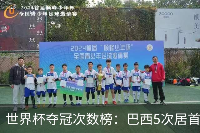 世界杯夺冠次数榜：巴西5次居首，西班牙2次升至并列第五