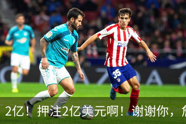 2亿！押注2亿美元啊！谢谢你，詹姆斯！